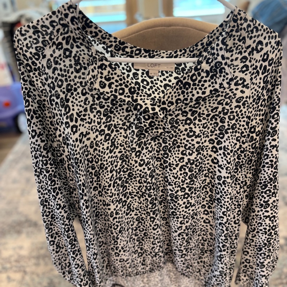 Loft Long Sleeve Blouse Petite
